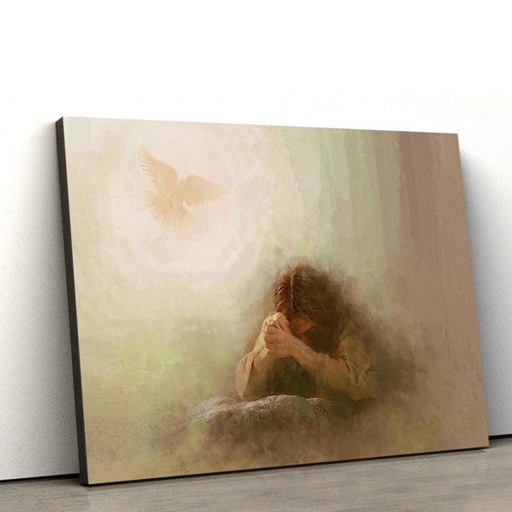 Jesus Christ Praying Canvas Posters - Jesus Canvas Pictures - Christian Canvas Art