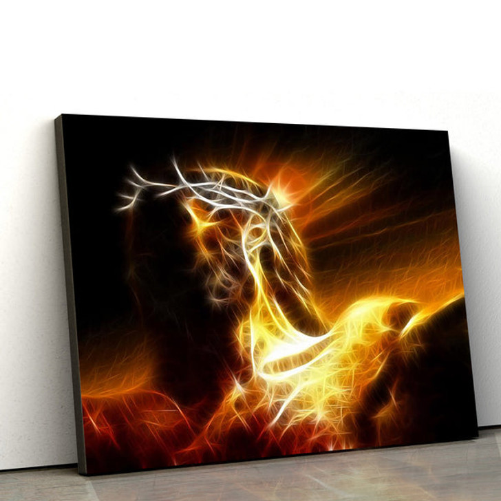 Tragic Jesus Crucifixion Canvas Pictures - Easter Wall Art - Christian Easter Home Decor