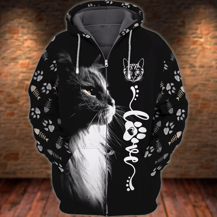 FUNSTUFFPRINT Cats 3D Shirts Design  3D Hoodie and Zip Hoodie