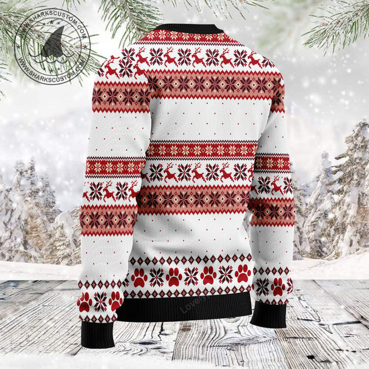FUNSTUFFPRINT Merry Christmas Bulldog Ugly Christmas Sweater, Christmas sweatshirts, Christmas gift Ugly Sweater