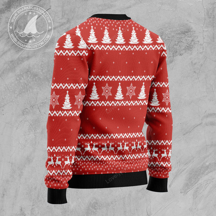 FUNSTUFFPRINT Beagle Dashing Ugly Christmas Sweater, Christmas sweatshirt, Christmas gift Ugly Sweater