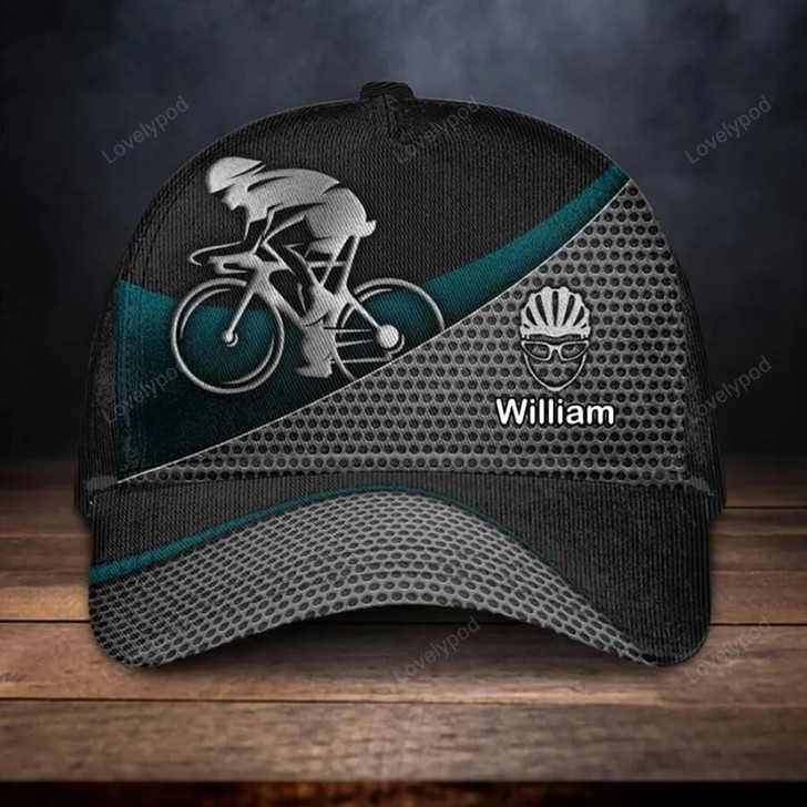 FUNSTUFFPRINT Personalized Biker Metal Multicolor Classic Cap