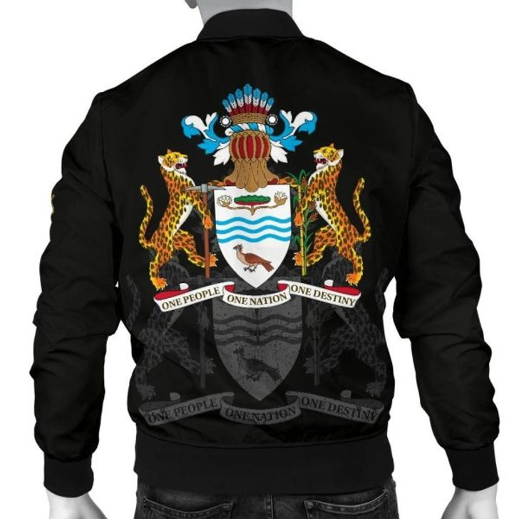 FUNSTUFFPRINT Guyana Men’s Bomber Jacket A7 Bomber Jacket