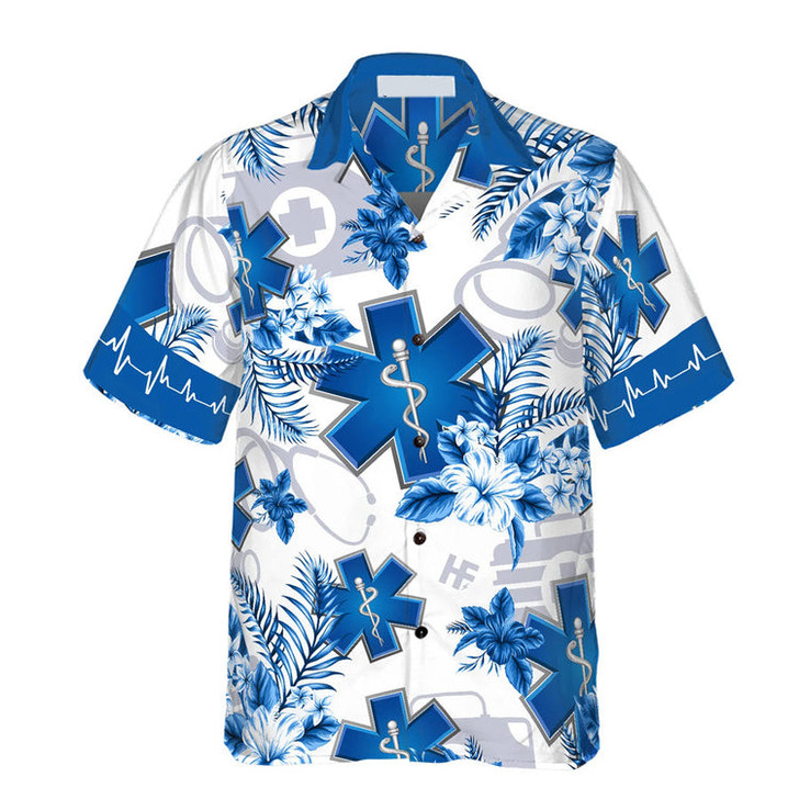 Custom Paramedic Name Custom Hawaiian Shirt