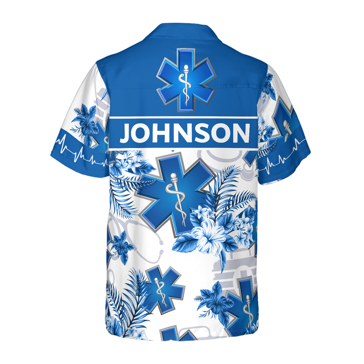 Custom Paramedic Name Custom Hawaiian Shirt
