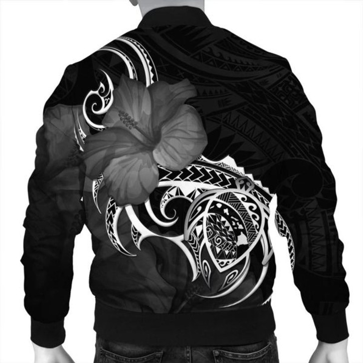 FUNSTUFFPRINT Hawaii Map Turtle Hibiscus Divise Polynesian Bomber Jacket – AH – JR Bomber Jacket
