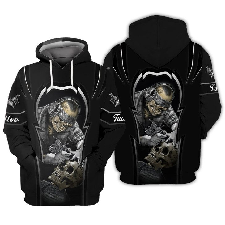 FUNSTUFFPRINT Latest Tattoo Artist Shop   3D Hoodie and Zip Hoodie