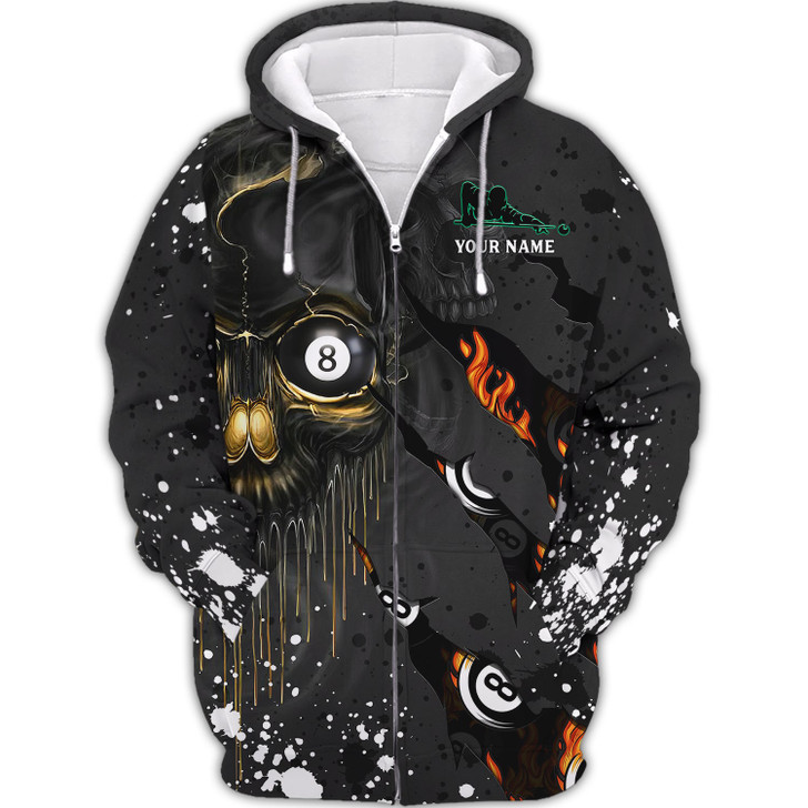 FUNSTUFFPRINT  Personalized Name I Beat People With A Stick 3D Hoodie and Zip Hoodie