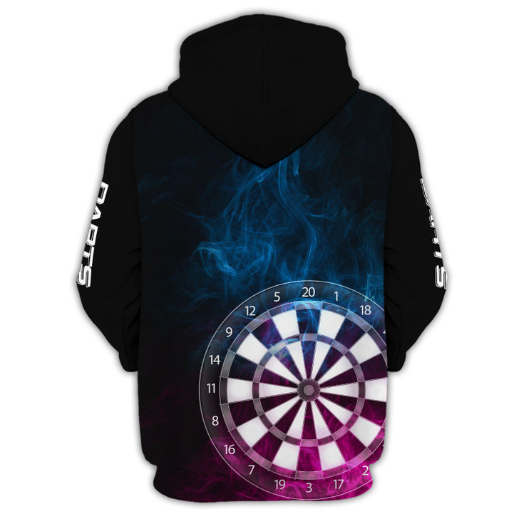 FUNSTUFFPRINT  Darts Dark  3D Hoodie and Zip Hoodie