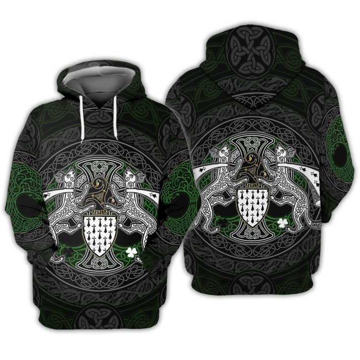 FUNSTUFFPRINT- Brittany Celtic  3D Hoodie and Zip Hoodie