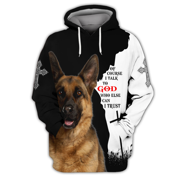 FUNSTUFFPRINT German Shepherd  3D Hoodie and Zip Hoodie