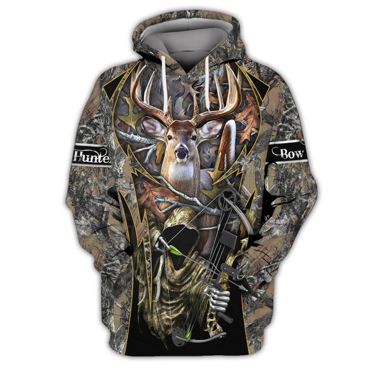 FUNSTUFFPRINT -  Bow Hunting 3D Hoodie and Zip Hoodie