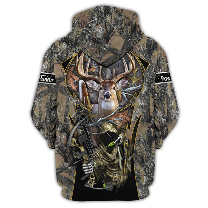 FUNSTUFFPRINT -  Bow Hunting 3D Hoodie and Zip Hoodie
