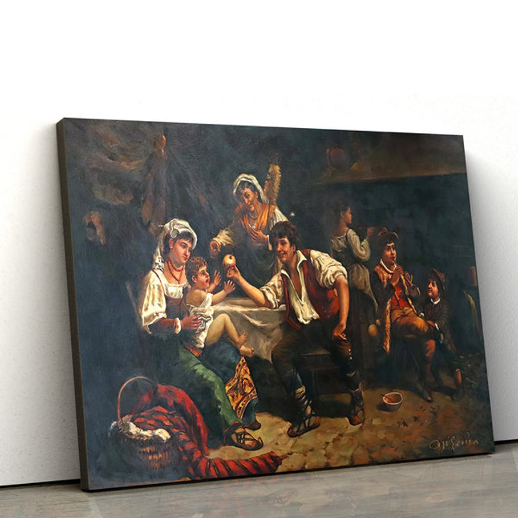 Clasic Oil Painting Canvas Wall Art - Canvas Wall Decor - Home Decor Living Room - Painting For Collectors Original