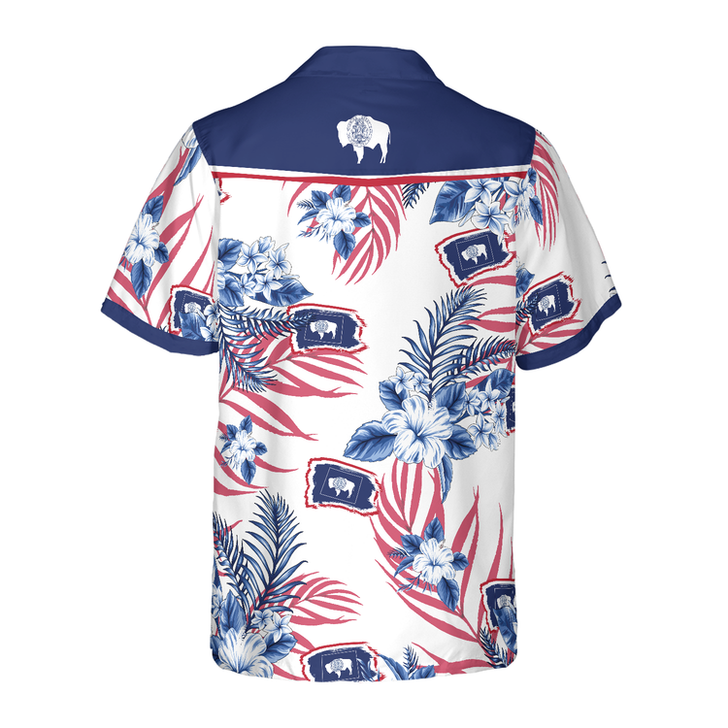 Wyoming Proud Hawaiian Shirt, Wyoming summer shirt, Hawaiian shirt for Men, Women, Adult