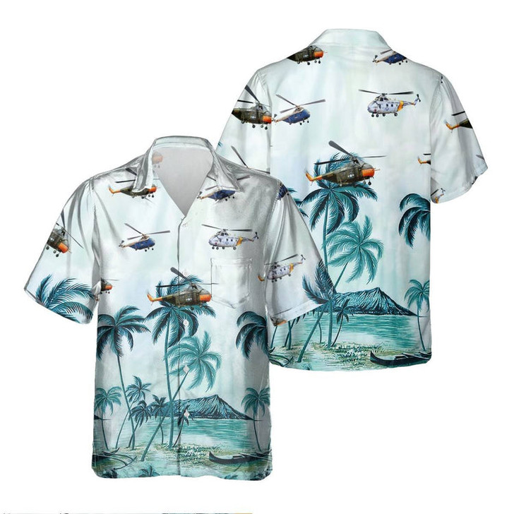 H-19 Chickasaw Hawaiian Shirt, Hawaiian Shirt for Men Dad Veteran, Patriot Day