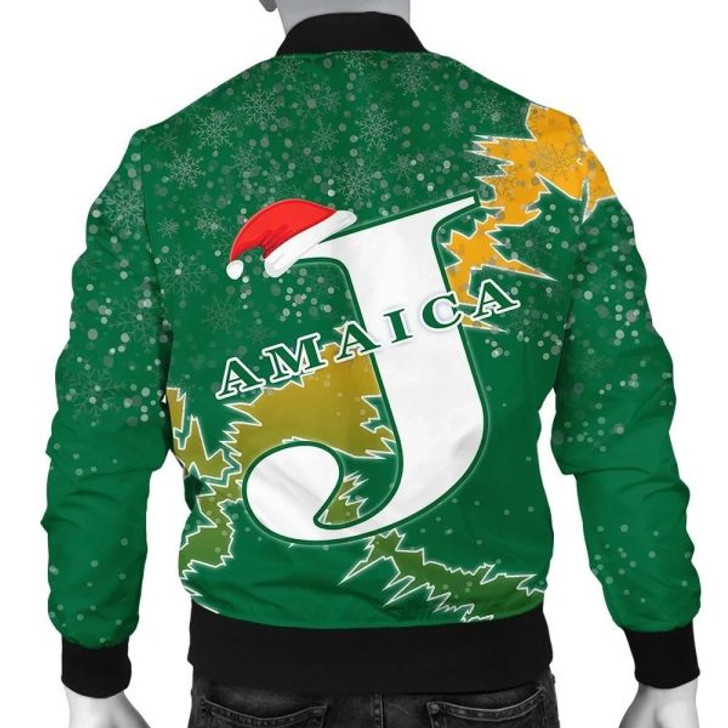 FUNSTUFFPRINTI Jamaica Christmas Coat Of Arms Men Bomber Jacket X Style J78 Bomber Jacket