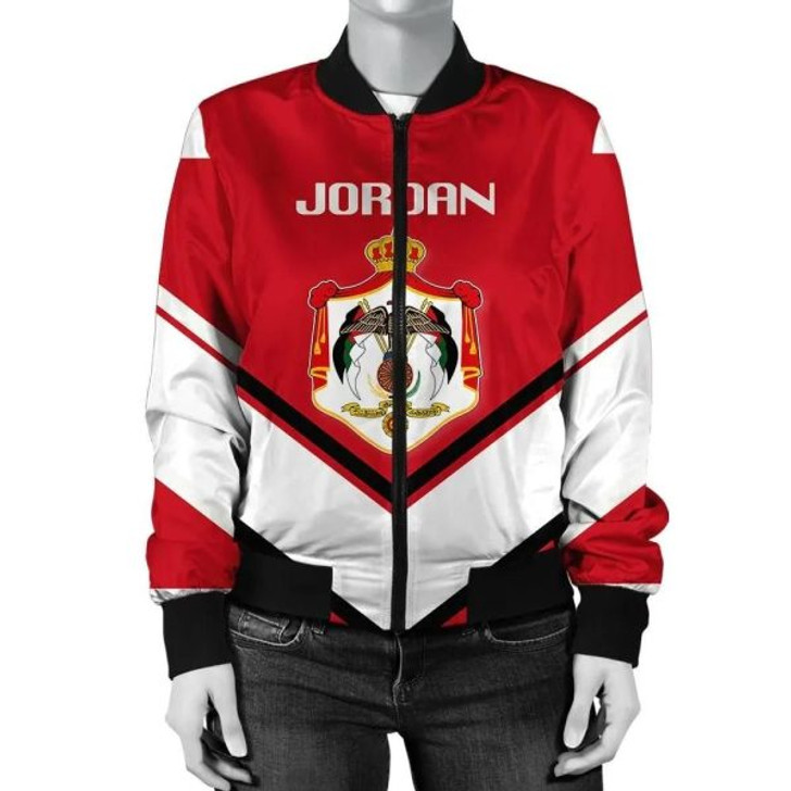 FUNSTUFFPRINTI Japan Coat Of Arms Women Bomber Jacket Lucian Style JW5 Bomber Jacket
