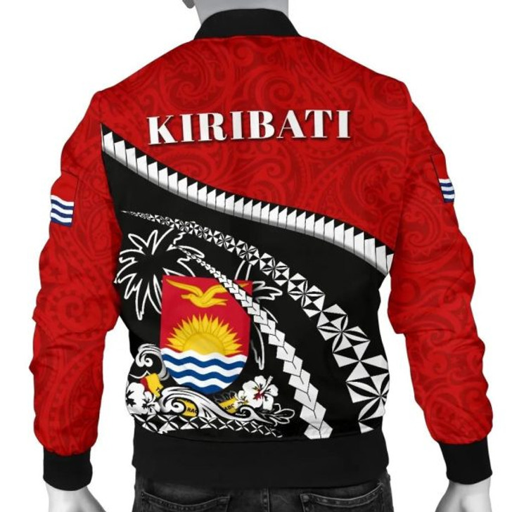 FUNSTUFFPRINTI Kiribati Men Bomber Jacket – Road to Hometown K4 Bomber Jacket