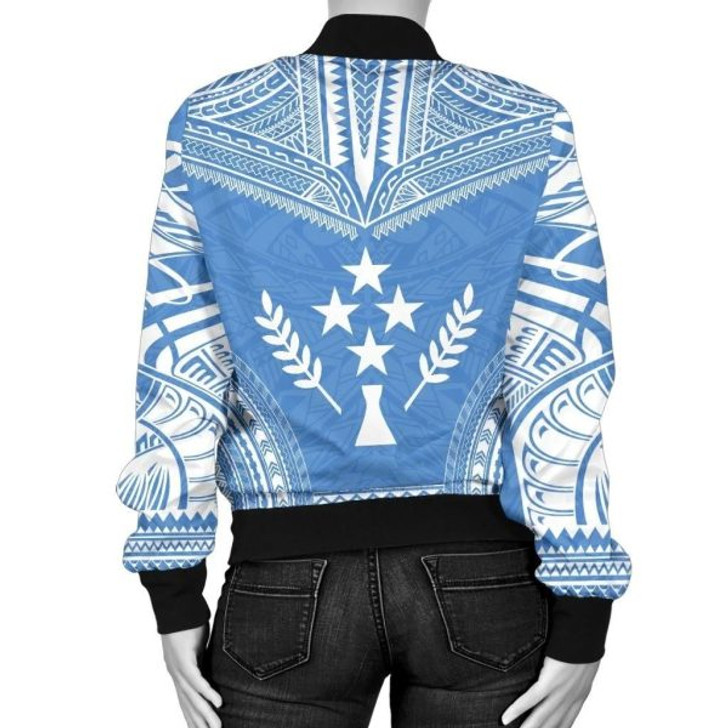 FUNSTUFFPRINTI Kosrae Flag Polynesian Chief Women’S Bomber Jacket – Bn10 Bomber Jacket
