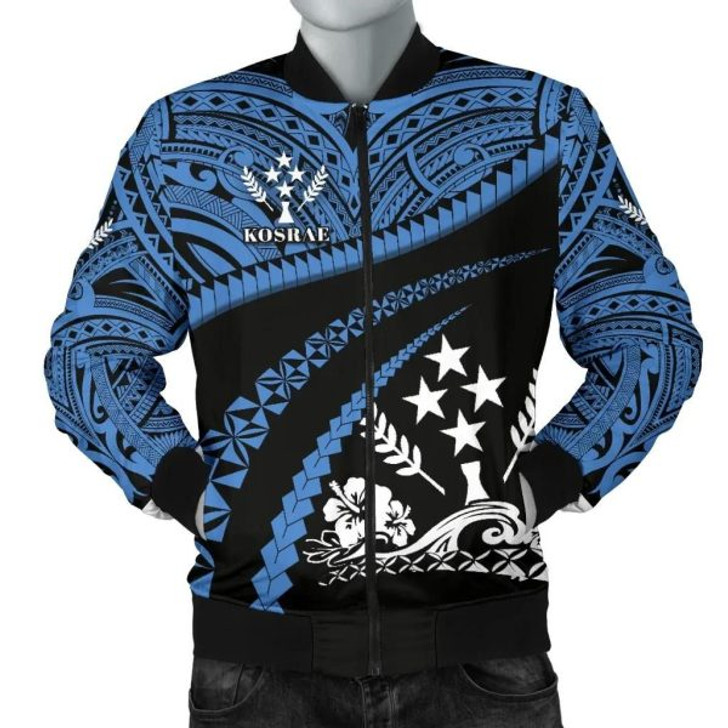 FUNSTUFFPRINTI Kosrae Men Bomber Jacket – Road to Hometown K8 Bomber Jacket