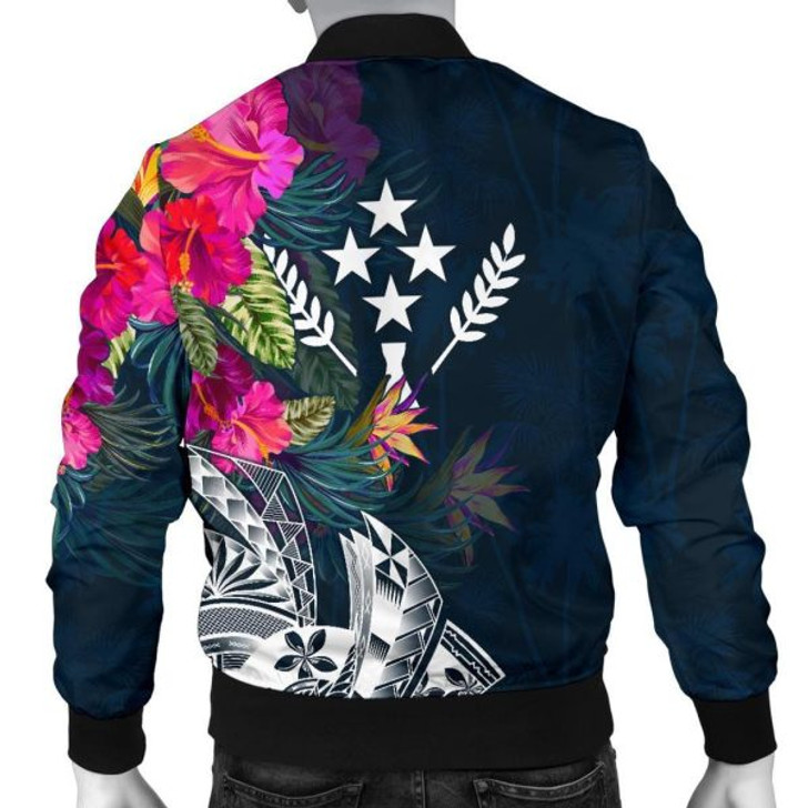 FUNSTUFFPRINTI Kosrae Men’s Bomber Jacket – Kosrae Summer Vibes – BN15 Bomber Jacket