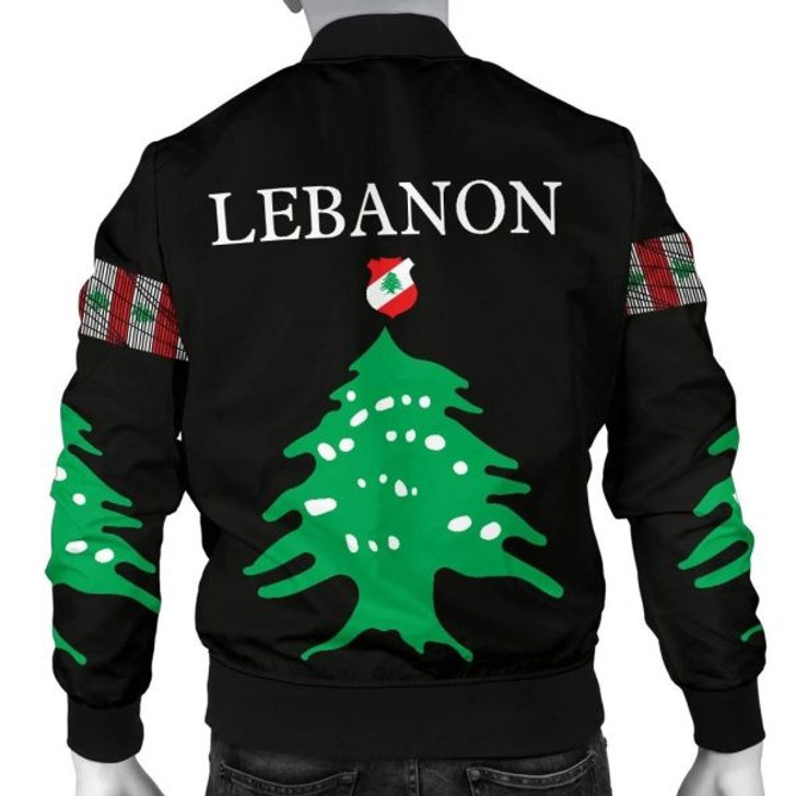 FUNSTUFFPRINTI Lebanon-United Men’s Bomber Jacket A27 Bomber Jacket