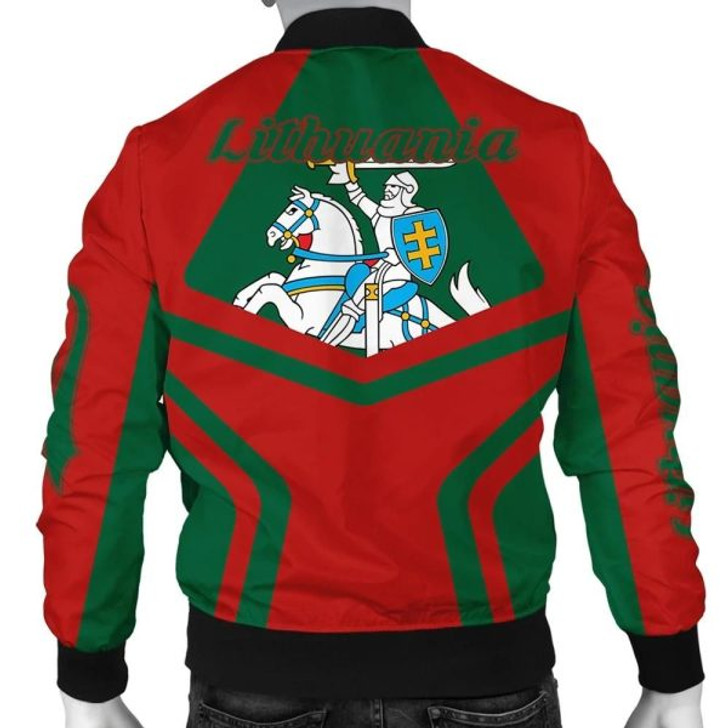 FUNSTUFFPRINTI Lithuania Coat Of Arms Men Bomber Jacket My Style J75 Bomber Jacket