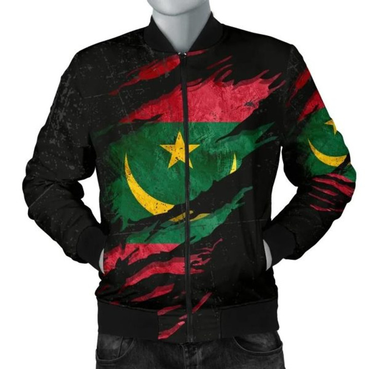 FUNSTUFFPRINTI Mauritania In Me Men’s Bomber Jacket – Special Grunge Style A31 Bomber Jacket