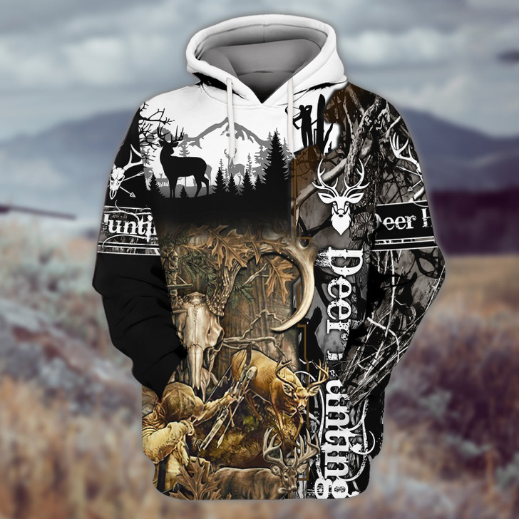 FUNSTUFFPRINT - Hunting     3D Hoodie and Zip Hoodie
