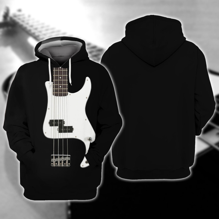 FUNSTUFFPRINT Bass Guitar 3D Full Print 196  3D Hoodie and Zip Hoodie