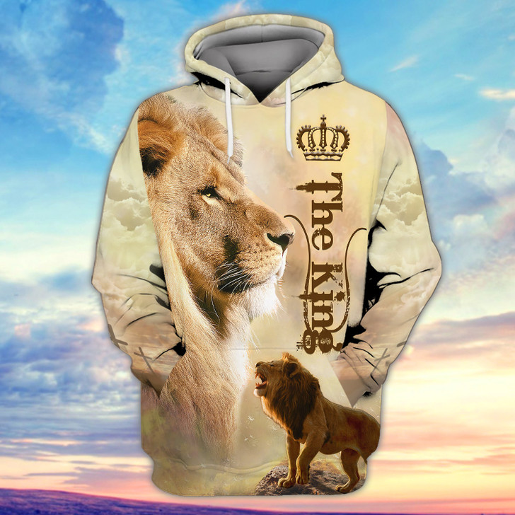 FUNSTUFFPRINT   Lion - 3D Full Print    3D Hoodie and Zip Hoodie