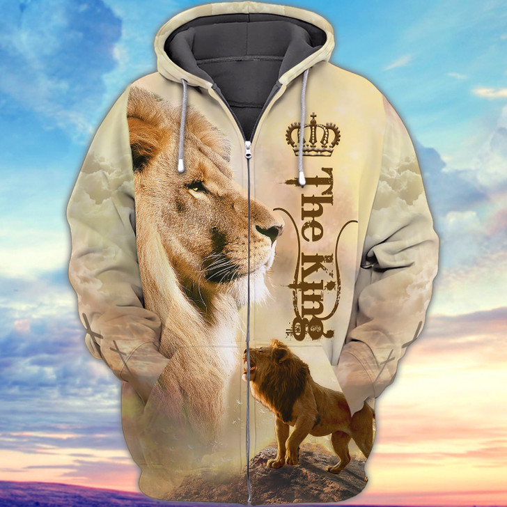 FUNSTUFFPRINT   Lion - 3D Full Print    3D Hoodie and Zip Hoodie