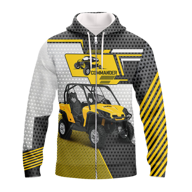 FUNSTUFFPRINT   Commander 3D Full Print   3D Hoodie and Zip Hoodie