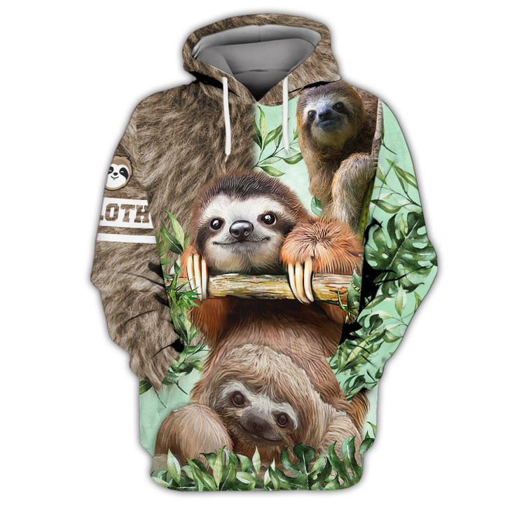 FUNSTUFFPRINT  Love Sloth 3D Full Print TD96    3D Hoodie and Zip Hoodie
