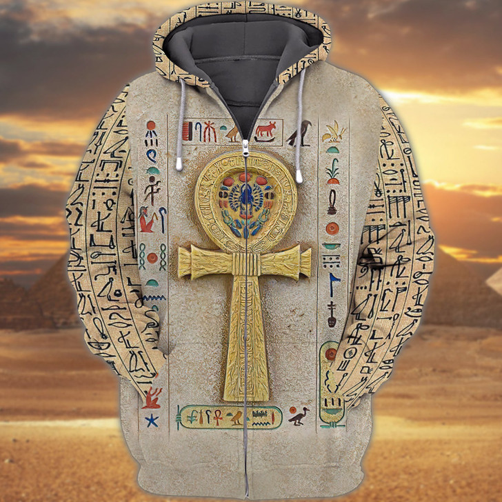 FUNSTUFFPRINT Egypt -  Full Print    3D Hoodie and Zip Hoodie