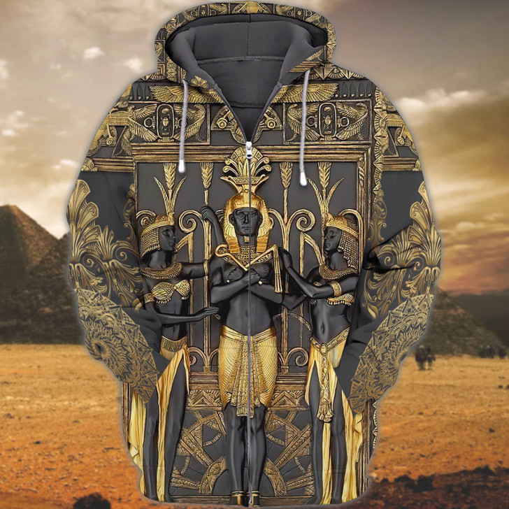 FUNSTUFFPRINT  Egypt - 3D Full Print - Tad 423   3D Hoodie and Zip Hoodie