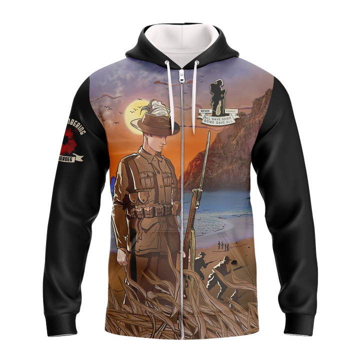 FUNSTUFFPRINT   Remembering Our Heroes   3D Hoodie and Zip Hoodie