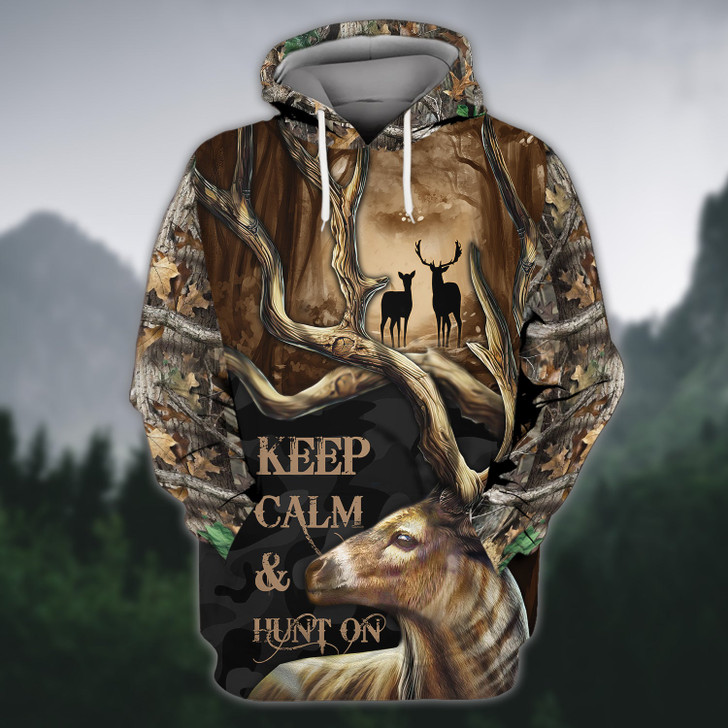 FUNSTUFFPRINT- Hunting - Hadn   3D Hoodie and Zip Hoodie