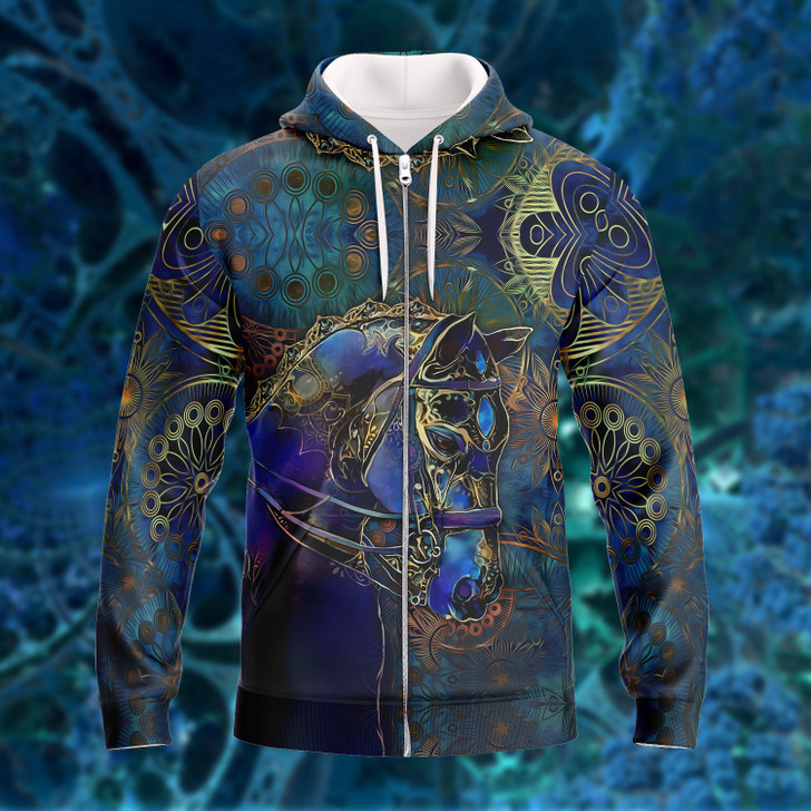 FUNSTUFFPRINT  Horse - Poseidon -  Full Print   3D Hoodie and Zip Hoodie