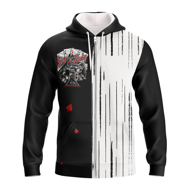 FUNSTUFFPRINT  Get N Lucky     3D Hoodie and Zip Hoodie