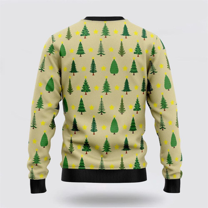 FUNSTUFFPRINT Bigfoot Sasquatch Ugly Christmas Sweater – Gifts For Bigfoot Lovers Ugly  Sweater