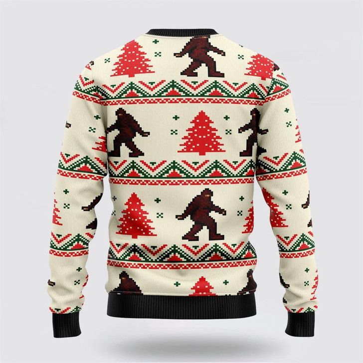 FUNSTUFFPRINT Bigfoot Ugly Christmas Sweater – Gift For Christmas Ugly  Sweater