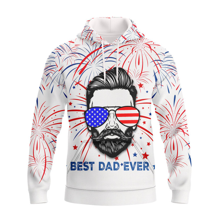 FUNSTUFFPRINT  Independence Day Is Coming - Best Dad Ever  3D Hoodie and Zip Hoodie