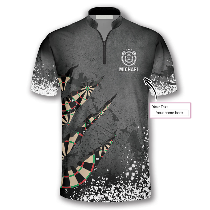 Custom Paint Splash Custom Darts Jerseys for Men, 3D All Over Print Dart Shirt, Dart Jersey Shirt