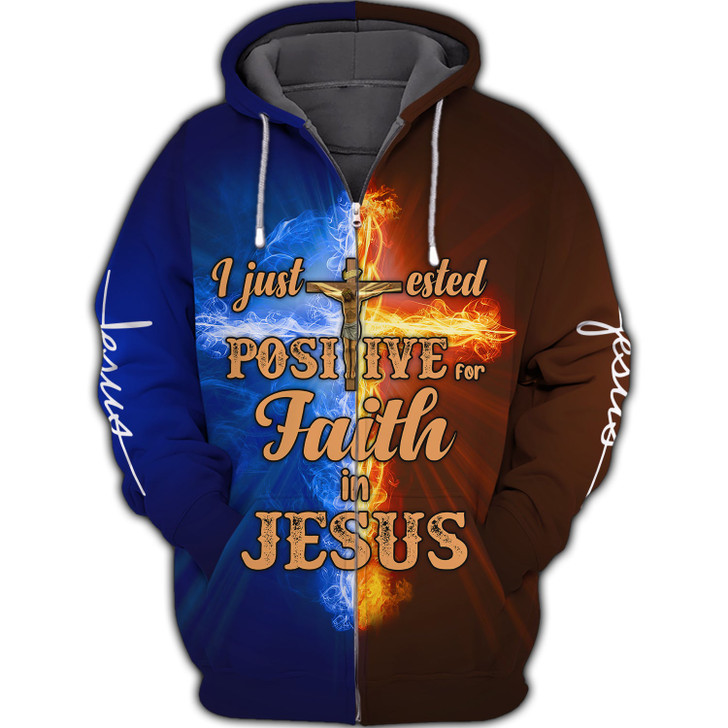 FUNSTUFFPRINT Faith full print   3D Hoodie and Zip Hoodie