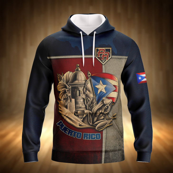 FUNSTUFFPRINT Puerto Rico Full Print 11 RinC98  3D Hoodie and Zip Hoodie