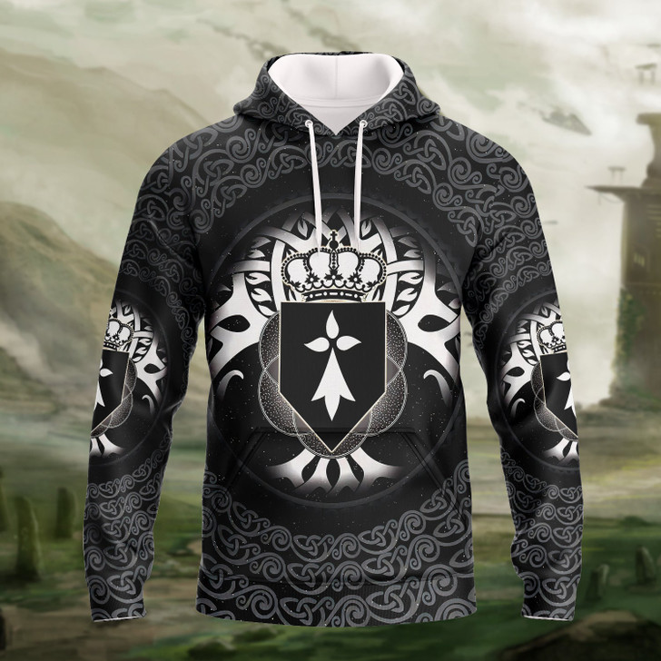 FUNSTUFFPRINT Brittany Celtic -Full Print  3D Hoodie and Zip Hoodie