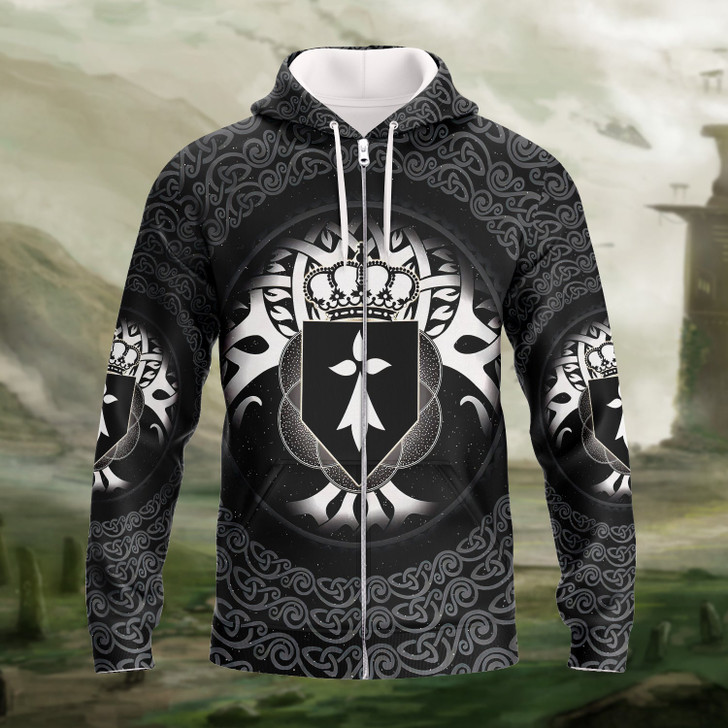 FUNSTUFFPRINT Brittany Celtic -Full Print  3D Hoodie and Zip Hoodie