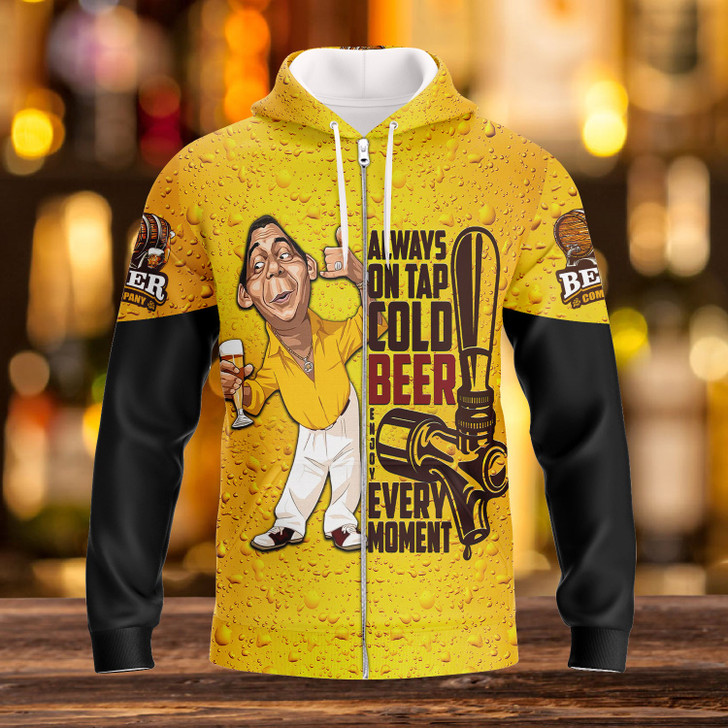 FUNSTUFFPRINT Beer  Full Print - TD96  3D Hoodie and Zip Hoodie
